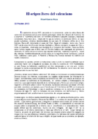 El origen ibero del valenciano – Ricart Garcia Moya (El Palleter, 2013)