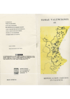 Repoblación Jaquesa en Valencia – Desamparados Cabanes Pecourt (Anubar, 1980)