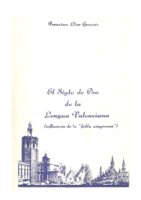 El Siglo de Oro de la Lengua Valenciana-Influencia de la Fabla Aragonesa-(Francisco Lliso Genovés,1984)