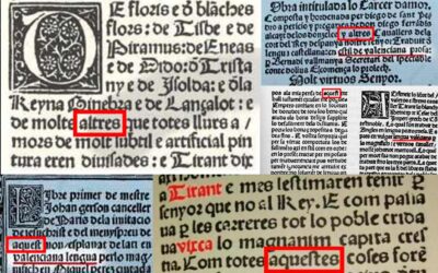 Vosaltres aquest y, nosaltres l’altre