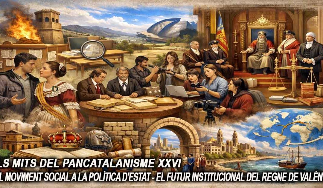 Els mits del pancatalanisme 26 – Del moviment social a la política d’estat – El futur institucional del Regne de Valéncia
