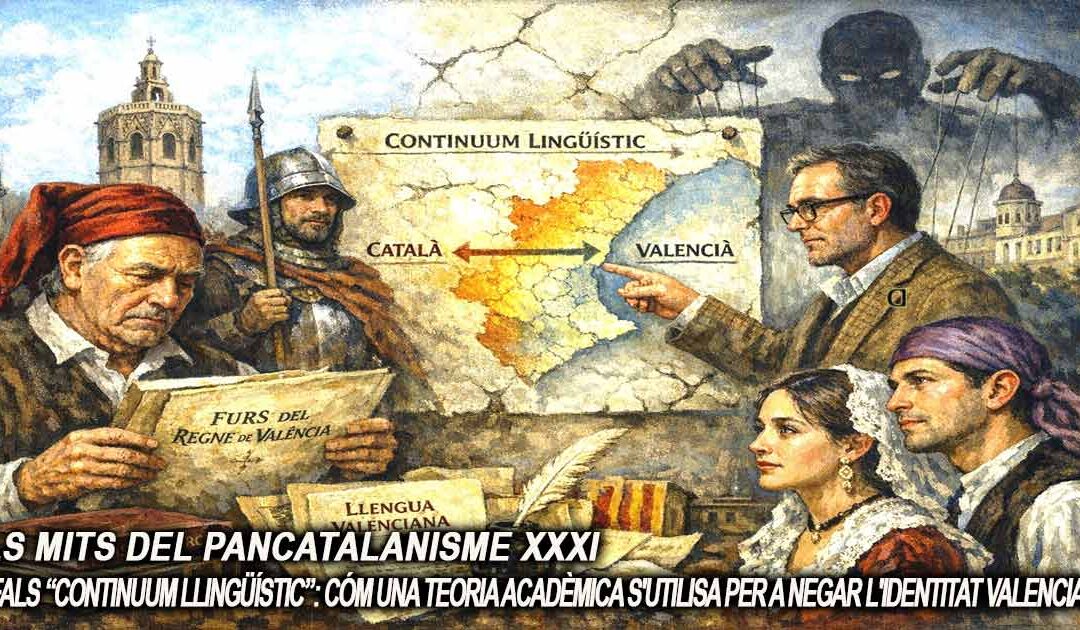 Els mits del pancatalanisme 31 – El fals “Continuum llingüístic”: Cóm una teoría acadèmica s’utilisa per a negar l’identitat valenciana