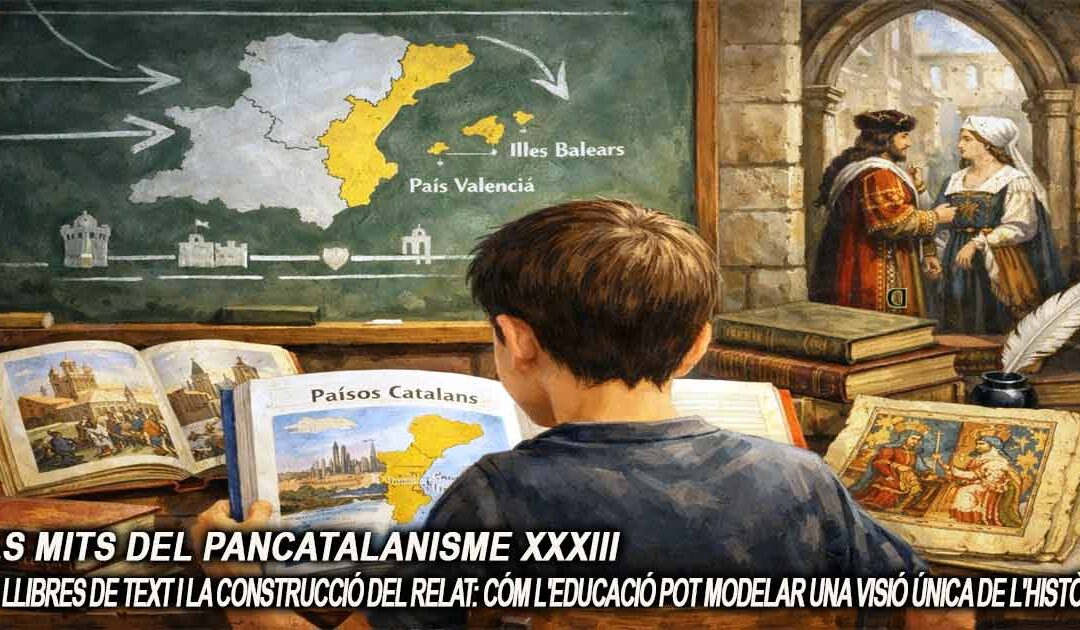 Els mits del pancatalanisme 33 – Els libres de text i la construcció del relat: Cóm l’educació pot modelar una visió única de l’història