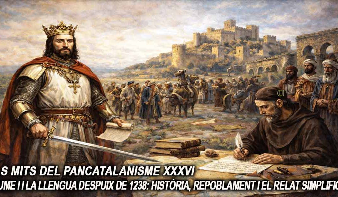 Els mits del pancatalanisme 36 – Jaume I i la llengua despuix de 1238: Història, repoblament i el relat simplificat