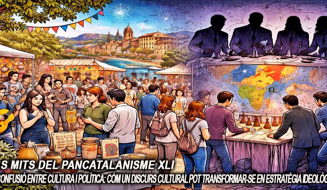 Els mits del pancatalanisme 41 – La confusió entre cultura i política: Cóm un discurs cultural pot transformar-se en estratègia ideològica