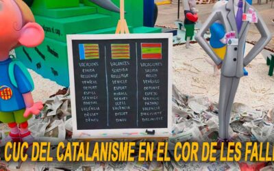 El cuc del catalanisme en el cor de les falles