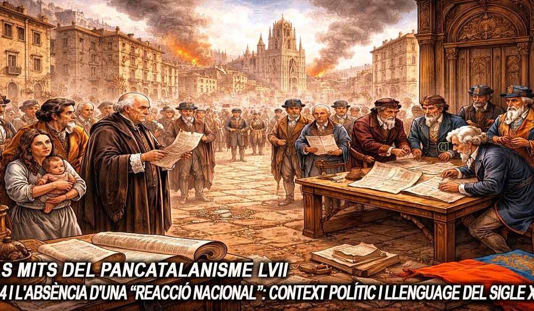 Els mits del pancatalanisme 57 – 1714 i l’absència d’una «Reacció nacional»: Context polític i llenguage del sigle XVIII