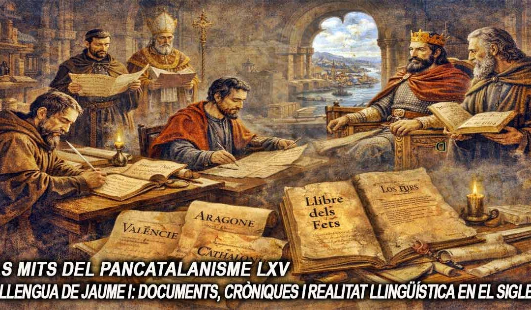 Els mits del pancatalanisme 65 – La llengua de Jaume I: Documents, cròniques i realitat llingüística en el sigle XIII