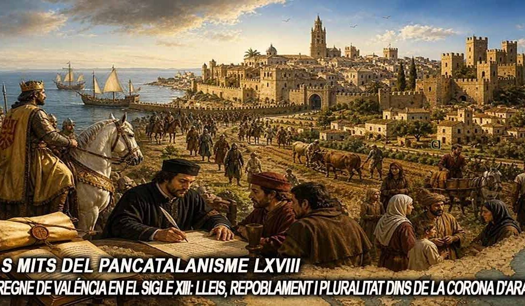 Els mits del pancatalanisme 68 – El Regne de Valéncia en el sigle XIII: lleis, repoblament i pluralitat dins de la Corona d’Aragó