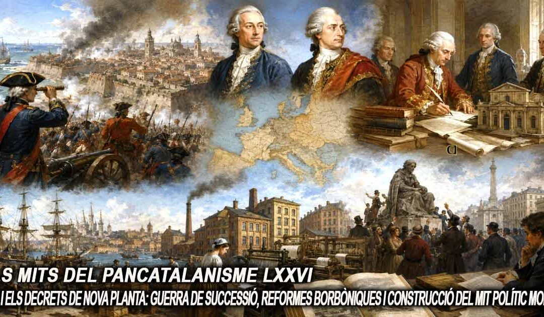 Els mits del pancatalanisme 76 – 1714 i els Decrets de Nova Planta: guerra de Successió, reformes borbòniques i construcció del mit polític modern