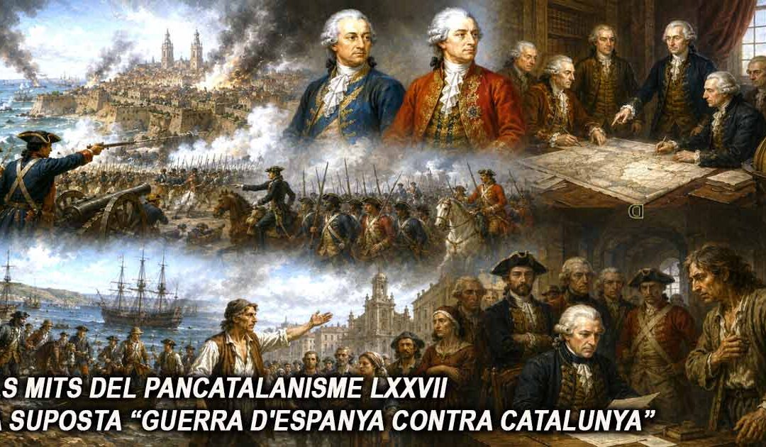 Els mits del pancatalanisme 77 – La suposta “guerra d’Espanya contra Catalunya”
