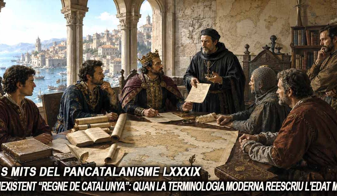 Els mits del pancatalanisme 89 – L’inexistent “Regne de Catalunya”: quan la terminologia moderna reescriu l’Edat Mija