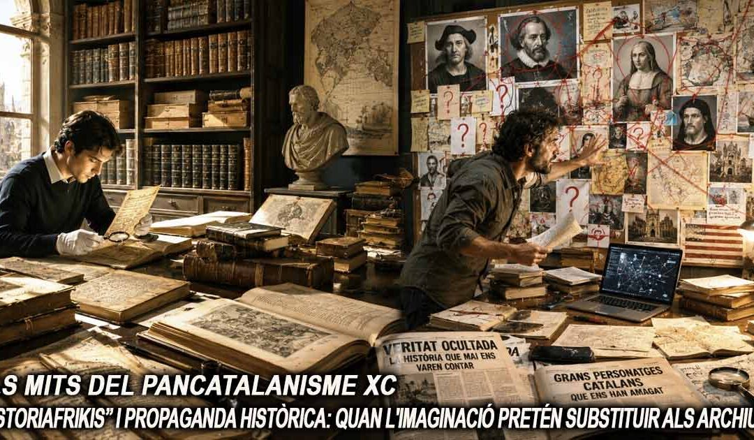 Els mits del pancatalanisme 90 – “Historiafrikis” i propaganda històrica: quan l’imaginació pretén substituir als archius