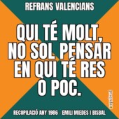 003433 Qui Té Molt, No Sol Pensar En Qui Té Res O Poc 003433 Qui Té Molt, No Sol Pensar En Qui Té Res O Poc