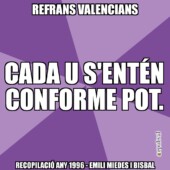 01315 Cada U S'entén Conforme Pot 01315 Cada U S'entén Conforme Pot
