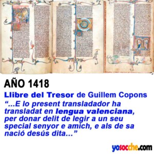 1418 GUILLEM COPONS LLIBRE DEL TRESOR 1418 GUILLEM COPONS LLIBRE DEL TRESOR