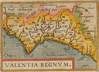1601 Valentia Regnum A. Ortelius J.B. Vrients 1601 Valentia Regnum A. Ortelius J.B. Vrients