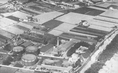 1945 Fabrica De Gas Ciudad Calle Islas Canarias