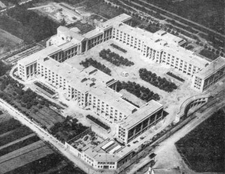 1963 El Hospital General Y Avenida Del Cid Sin Edificios