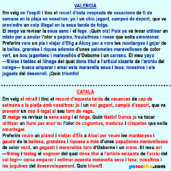 COMPARACIÓ-VALENCIÀ-CATALÀ-HISTORIA ©YOSOCCHE